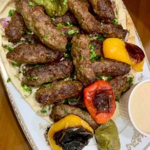 كفتة مشوية مع الخبز