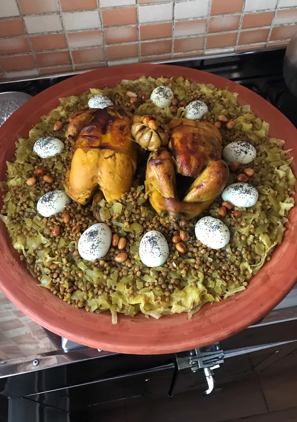 رفيسة بالدجاج الحر