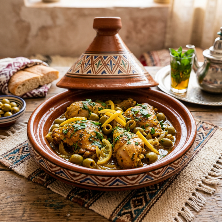 طاجين الزيتون والحامض