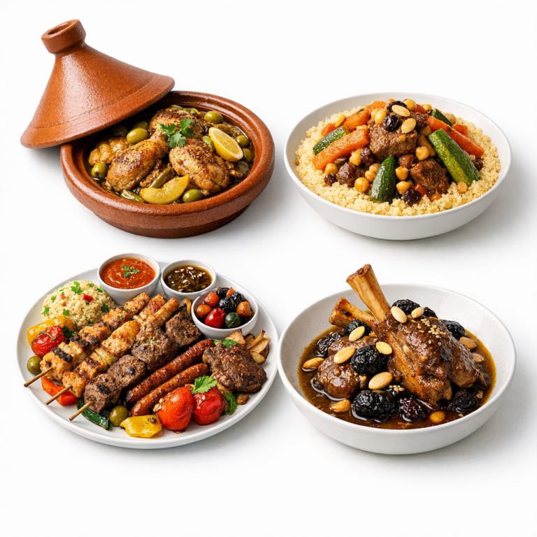 الأطباق الرئيسية